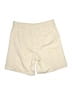 Talbots 100% Polyester Solid Ivory Khaki Shorts Size 16 - photo 2