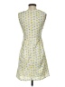 Maison Jules 100% Polyester Hearts Yellow Casual Dress Size S - photo 2