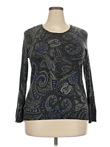 Lauren by Ralph Lauren Silk Pullover Sweater (view 1)