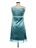 Wanko 100% Polyester Teal Cocktail Dress Size M - photo 2