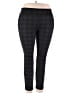 dalia Plaid Black Active Pants Size XXL - photo 1