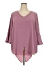 Alyx Purple 3/4 Sleeve Top Size 2X - photo 1