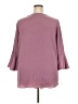 Alyx Purple 3/4 Sleeve Top Size 2X - photo 2