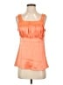Cache 100% Polyester Orange Sleeveless Blouse Size S - photo 1