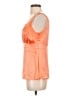 Cache 100% Polyester Orange Sleeveless Blouse Size S - photo 5