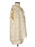 Pleione 100% Polyester Ivory Sleeveless Blouse Size L - photo 4