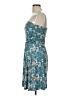 SO Floral Teal Cocktail Dress Size L - photo 5