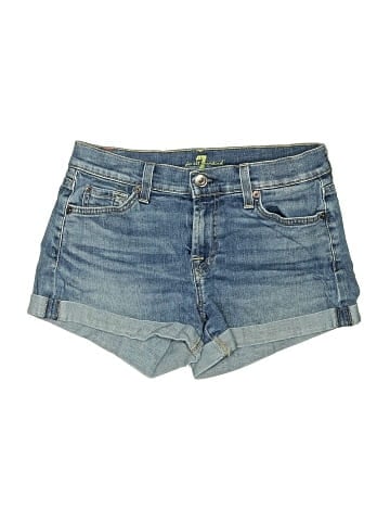 7 For All Mankind Denim Shorts (view 1)