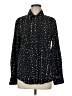 MNG 100% Polyester Polka Dots Black Long Sleeve Blouse Size 6 - photo 1