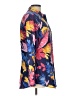 J. McLaughlin Floral Blue Long Sleeve Blouse Size L - photo 4