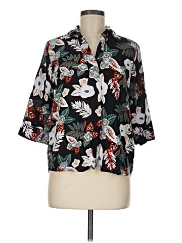 Lolita 3/4 Sleeve Button-Down Shirt (view 1)