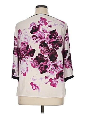 Adrianna Papell 3/4 Sleeve Blouse (view 2)