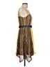 Ryu Polka Dots Yellow Cocktail Dress Size L - photo 4