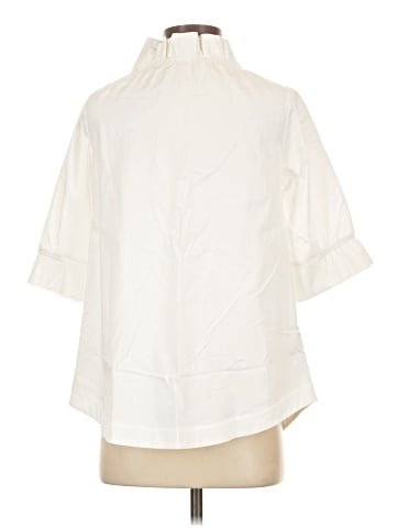 Soft Surroundings 3/4 Sleeve Button-Down Shirt (view 2)