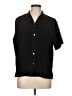 Travelsmith 100% Polyester Solid Black Short Sleeve Blouse Size L - photo 1