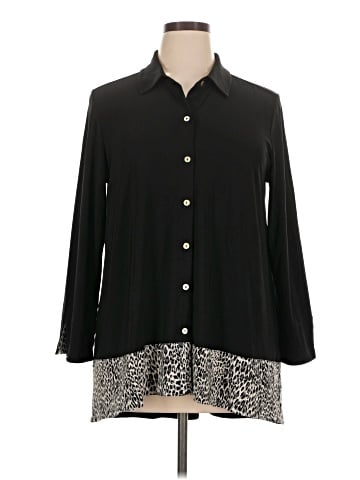 Dennis by Dennis Basso Long Sleeve Blouse (view 1)