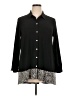 Dennis by Dennis Basso Animal Print Black Long Sleeve Blouse Size XL - photo 1