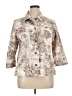 Chico's Print Ivory Jacket Size XL (3) - photo 1