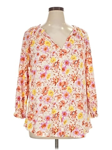 Style&Co 3/4 Sleeve Blouse (view 1)