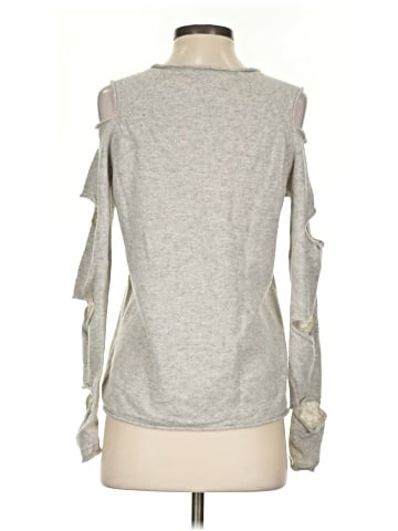 Aqua Cashmere Pullover Sweater (view 2)