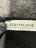 First Love 100% Polyester Solid Black Romper Size L - photo 4