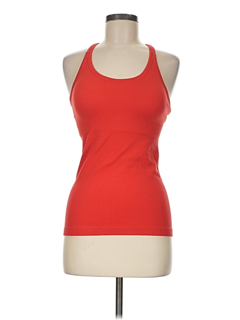 Pre-owned Unbranded Tank Top Red Halter Neckline Tops