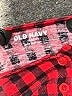 Old Navy Plaid Red Long Sleeve Onesie Size 12-18 mo - photo 3