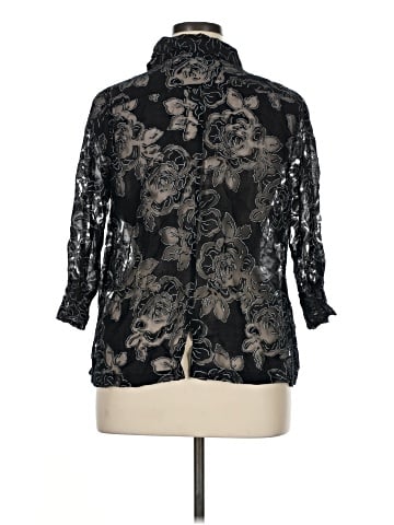 Kim Rogers 3/4 Sleeve Button-Down Shirt (view 2)