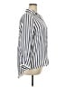 Ellos 100% Rayon Stripes Ivory 3/4 Sleeve Button-Down Shirt Size 18 - photo 4