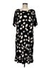 J.Jill Floral Black Casual Dress Size M - photo 1