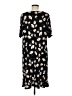 J.Jill Floral Black Casual Dress Size M - photo 2