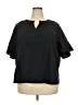 Foxcroft Black Short Sleeve Blouse Size 2X - photo 1