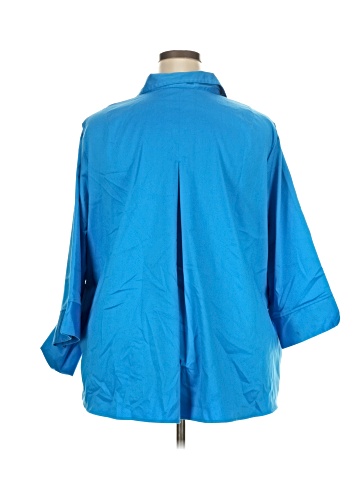 Foxcroft 3/4 Sleeve Button-Down Shirt (view 2)