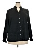 Foxcroft Black Long Sleeve Button-Down Shirt Size 2X - photo 1