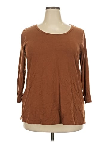 Susan Graver 3/4 Sleeve T-Shirt (view 1)