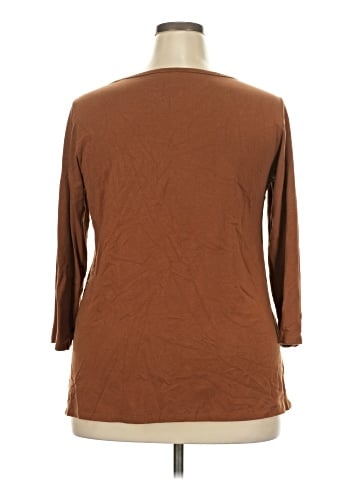 Susan Graver 3/4 Sleeve T-Shirt (view 2)