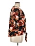 J.t.b. Floral Black 3/4 Sleeve Blouse Size XL - photo 4