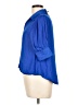 Naked Zebra 100% Polyester Blue Short Sleeve Blouse Size L - photo 5