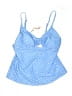 Jessica Simpson Polka Dots Blue Swimsuit Top Size M - photo 1