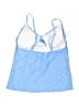 Jessica Simpson Polka Dots Blue Swimsuit Top Size M - photo 2