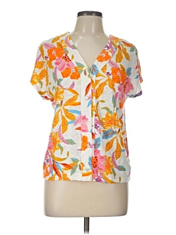 C&C California Short Sleeve Blouse (view 1)