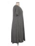 Catherines Houndstooth Gray Casual Dress Size 0X - photo 4