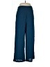 Unbranded 100% Polyester Solid Blue Casual Pants Size L - photo 1