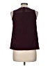 American Eagle Outfitters 100% Polyester Burgundy Sleeveless Blouse Size M - photo 2