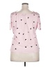 ChicMe Hearts Pink Short Sleeve Top Size 2XL - photo 2