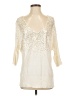 Elle Ivory Long Sleeve Top Size XS - photo 1