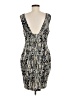 Roulette 100% Polyester Print Gray Cocktail Dress Size 8 - photo 2
