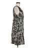Roulette 100% Polyester Print Gray Cocktail Dress Size 8 - photo 4