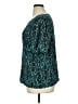 Cato Teal Short Sleeve Blouse Size XL - photo 5
