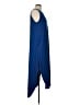 Zenana Solid Blue Casual Dress Size L - photo 4